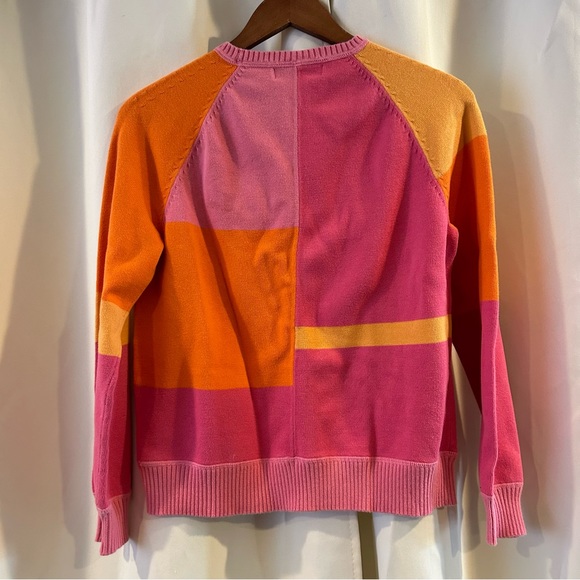 Jones New York Sports Womens Sweater‎ Size L Stratch Colorblock - Picture 3 of 4